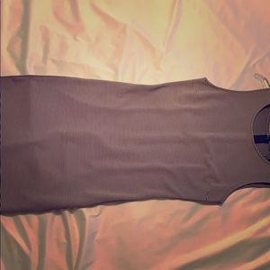 Sleeveless, Striped, Bodycon Dress.